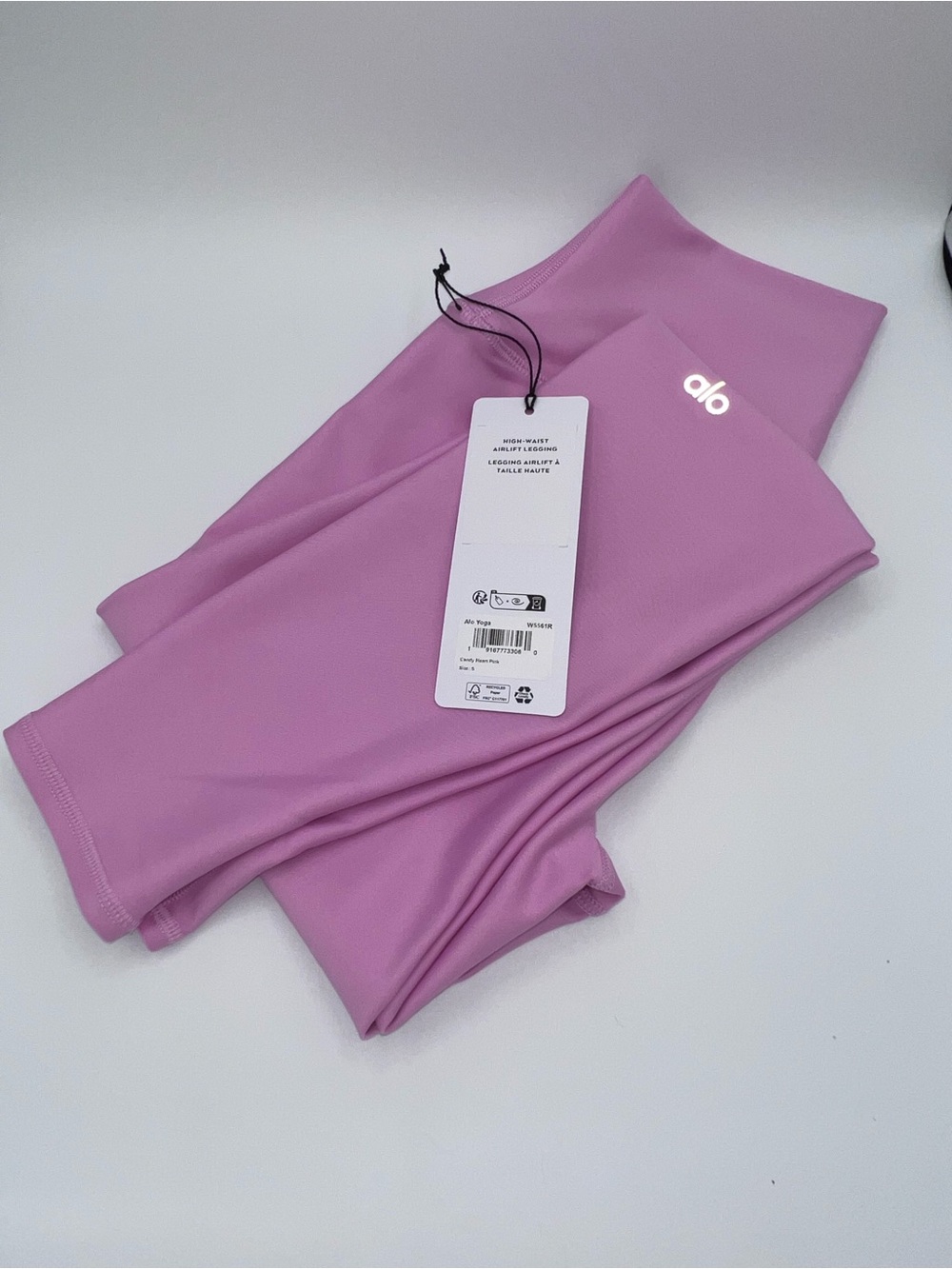 NWT ALO Yoga High-Waist Airlift Legging 28" - Candy Heart Pink - Small